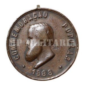 MEDALHA DE 1888 - AO FELIZ REGRESSO DE S.S.M.M. IMPERIAIS