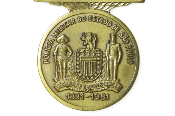 CONJUNTO DA MEDALHA SESQUICENTENÁRIO DA POLÍCIA MILITAR DO ESTADO DE SÃO PAULO – 1981 - Imagem 4