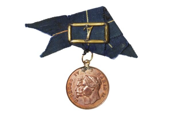 MEDALHA CAMPANHAS DA LIBERDADE nº 7 D. PEDRO IV E DONA MARIA II – 1834