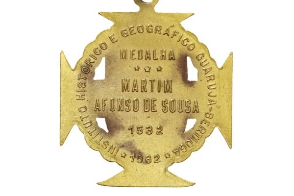 MEDALHA MARTIM AFONSO DE SOUSA ∙ INSTITUTO HISTÓRICO E GEOGRAFICO DO GUARUJÁ – 1962 - Imagem 4