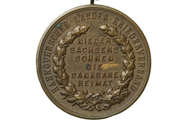 MEDALHA DE GUERRA DA ASSOCIAÇÃO DOS COMBATENTES DO ESTADO DE HANÔVER – I GUERRA - Imagem 4