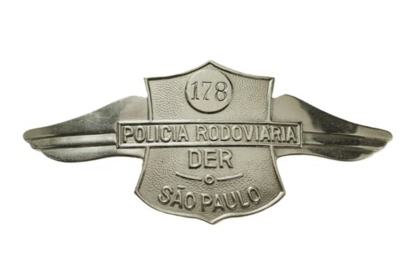 RARA COLEÇÃO DE DISTINTIVO DE POLÍCIA MILITAR RODOVIÁRIA DE SÃO PAULO – FORÇA PÚBLICA / POLÍCIA MILITAR - Image 3