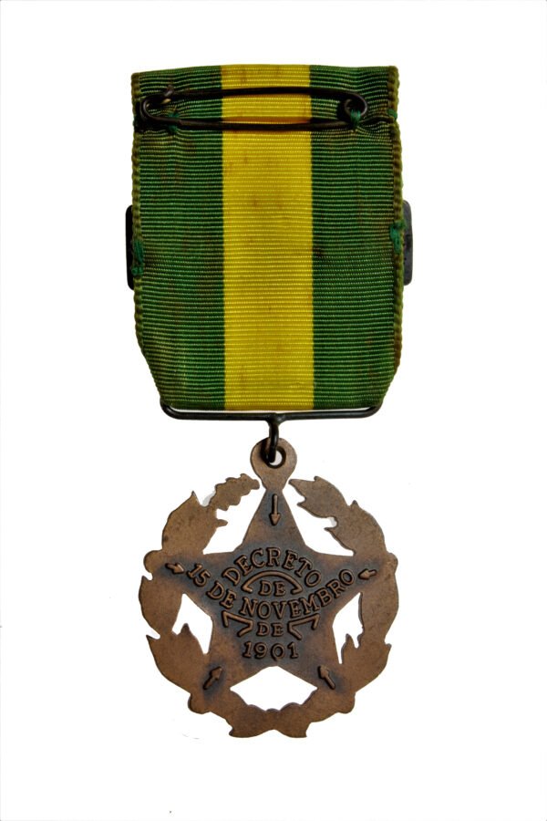 ANTIGA MEDALHA MILITAR DE 10 ANOS DE BONS SERVIÇOS - Imagem 6