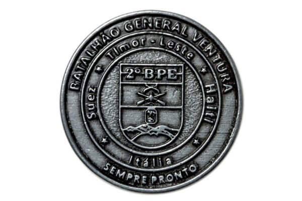 MEDALHA CHALLENGE DO 2º BATALHÃO DE POLÍCIA DO EXÉRCITO – CIA DE ESCOLTA E GUARDA - Imagem 2