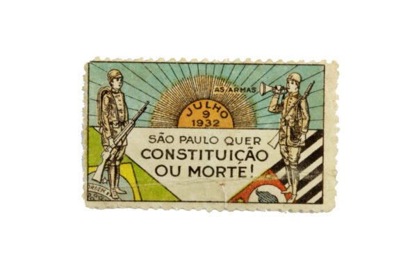SELO CONSTITUIÇÃO OU MORTE CORREIO MILITAR - REVOLUÇÃO DE 32