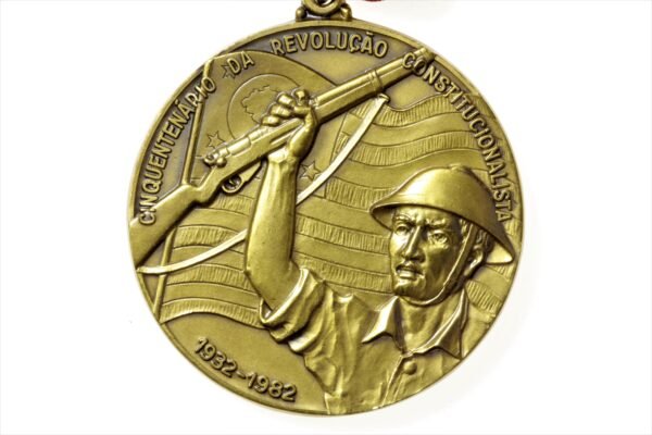 MEDALHA DE 50 ANOS DA REVOLUÇÃO DE 1932 - Imagem 4