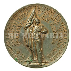 MEDALHA DE 1900 ASSOCIAÇÃO PATRIÓTICA FALUCHO – VISITA DE CAMPOS SALES