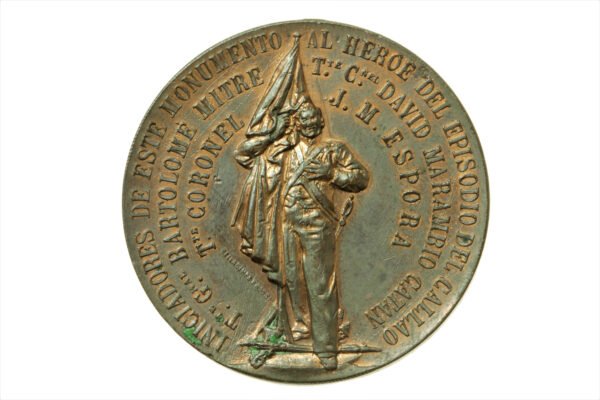 MEDALHA DE 1900 ASSOCIAÇÃO PATRIÓTICA FALUCHO – VISITA DE CAMPOS SALES