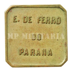 ANTIGA FICHA DA ESTRADA DE FERRO DO PARANÁ