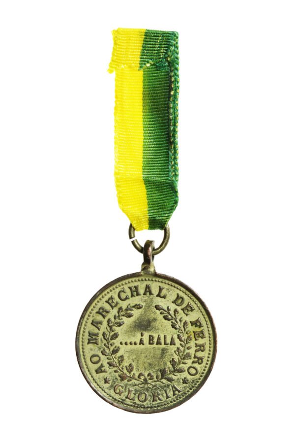 MEDALHA MARECHAL DE FERRO FLORIANO PEIXOTO À BALA – ANOS 1890 - Imagem 5