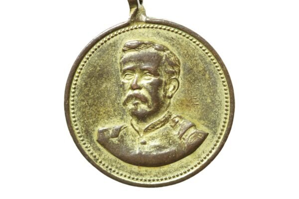 MEDALHA MARECHAL DE FERRO FLORIANO PEIXOTO À BALA – ANOS 1890 - Imagem 3