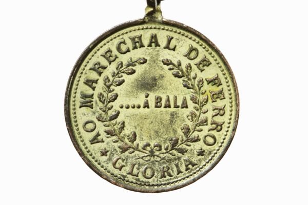 MEDALHA MARECHAL DE FERRO FLORIANO PEIXOTO À BALA – ANOS 1890 - Imagem 4
