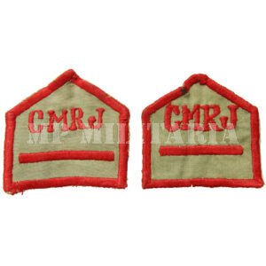 ANTIGO PAR DE INSÍGNIAS DE ALUNO DO COLÉGIO MILITAR DO EXÉRCITO • RJ – 1º ANO