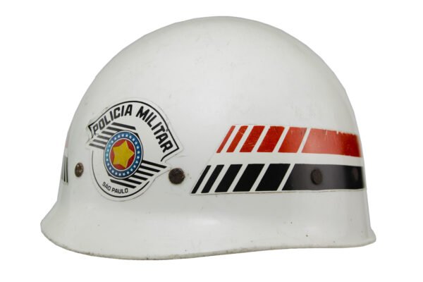 ANTIGO CAPACETE DA POLÍCIA MILITAR DE SÃO PAULO – ANOS 90 - Image 2