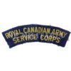PATCH DO ROYAL CANADIAN ARMY SERVICE CORPS – II GUERRA
