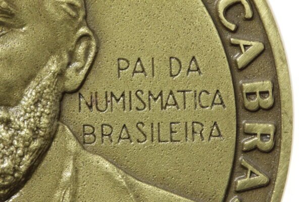 CONJUNTO DE 3 MEDALHAS HOMENAGEM DA SOCIEDADE NUMISMÁTICA BRASILEIRA A JULIUS MEILI - Imagem 9