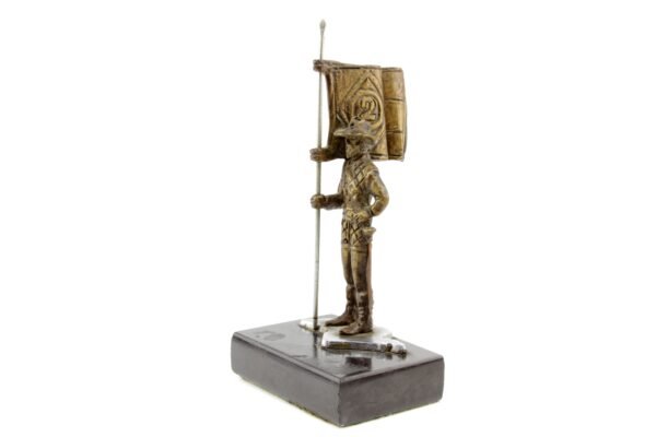 ESCULTURA DO BANDEIRANTE PAULISTA DA 2ª REGIÃO MILITAR DO EXÉRCITO – ANOS 70
