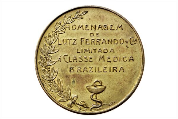 MEDALHA DO 1º CONGRESSO DE PRÁTICOS DE MEDICINA – CENTENÁRIO DA INDEPENDÊNCIA – 1922 - Imagem 2