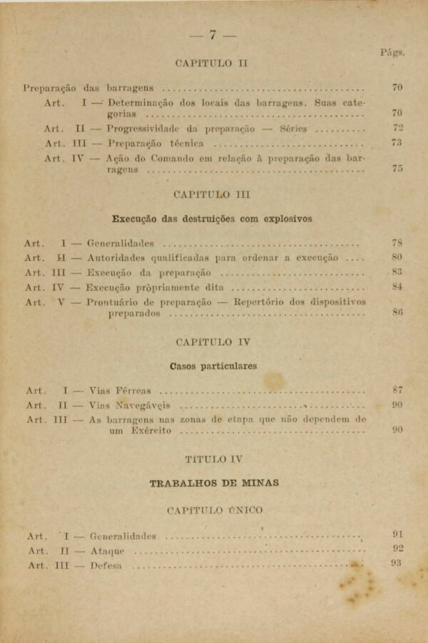 MANUAL DO EXÉRCITO INSTRUÇÕES PROVISÓRIAS PARA A ORGANIZAÇÃO DO TERRENO – 1944 - Imagem 5