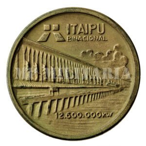 MEDALHA DA INAUGURAÇÃO DA USINA HIDRELÉTRICA ITAIPU ∙ BRONZE – 1982