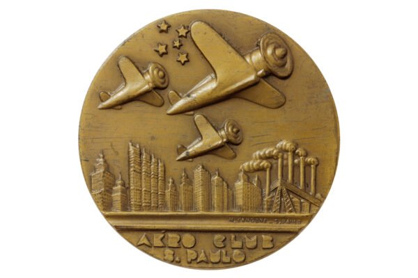 MEDALHA DE 1934 DO 1º CONGRESSO NACIONAL DE AERONÁUTICA