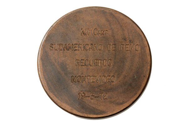 MEDALHA DO XII CAMPEONATO SUL-AMERICANO DE REMO ∙ URUGUAI – 1972 - Imagem 2