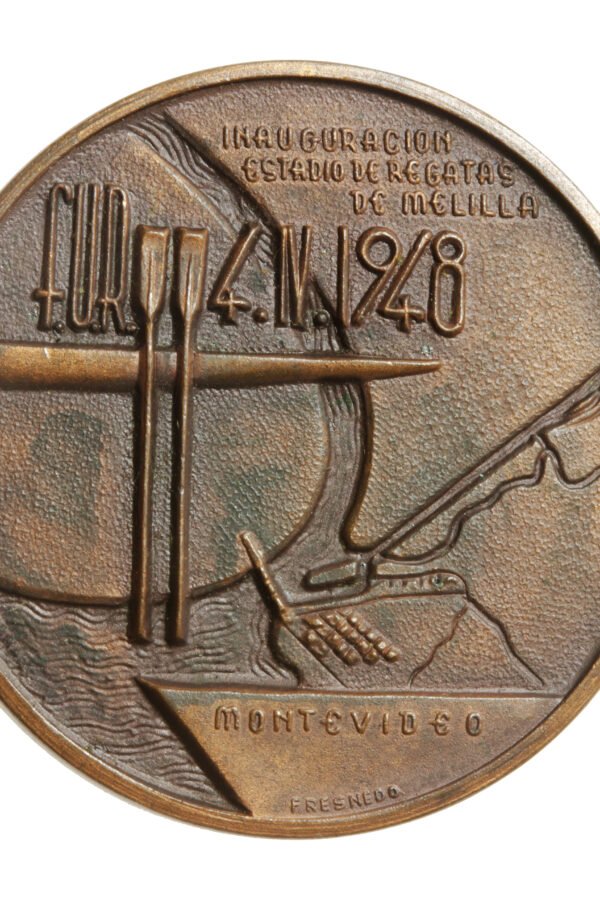 MEDALHA DO XII CAMPEONATO SUL-AMERICANO DE REMO ∙ URUGUAI – 1972 - Imagem 4