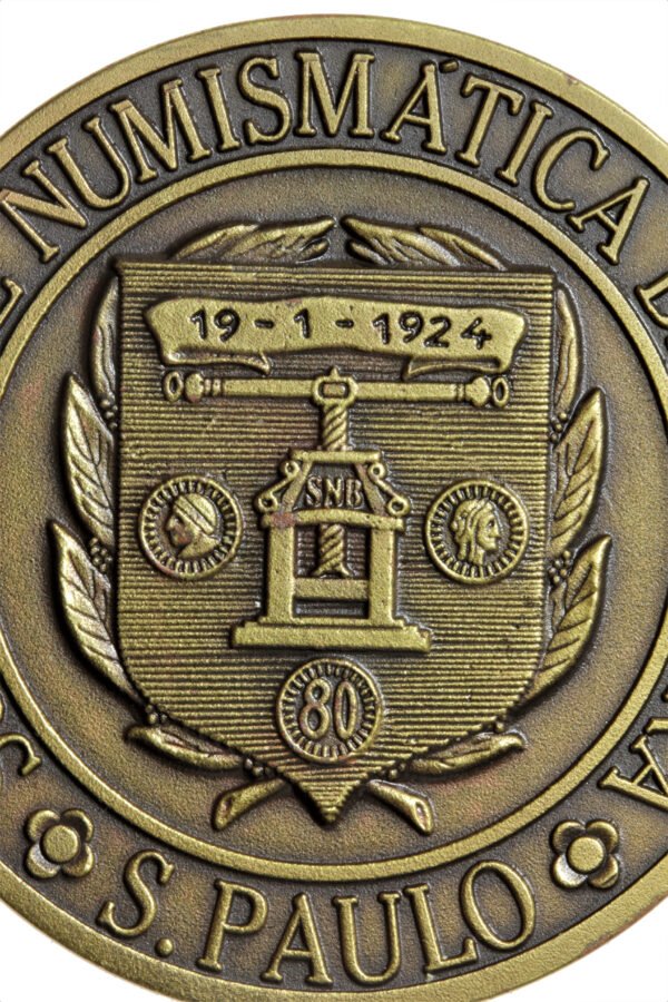 RARA MEDALHA DO 2º CENTENÁRIO DE IRINEU EVANGELISTA DE SOUZA - VISCONDE DE MAUÁ - Imagem 4