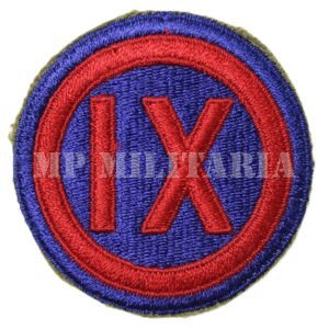 PATCH DO IX CORPO DE EXÉRCITO AMERICANO • 9th ARMY CORPS - II GUERRA