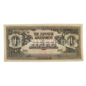 CÉDULA DO JAPÃO DE OCUPAÇÃO DA MALÁSIA ∙ 1 DOLLAR – II GUERRA