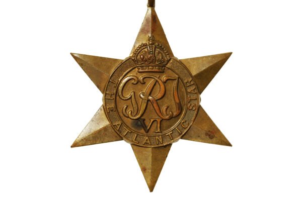 MEDALHA DE CAMPANHA INGLESA THE ATLANTIC STAR – II GUERRA - Imagem 4