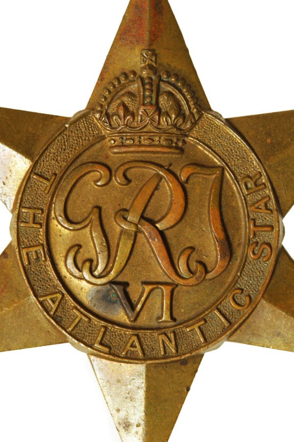 MEDALHA DE CAMPANHA INGLESA THE ATLANTIC STAR – II GUERRA - Imagem 5
