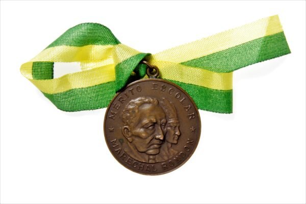MEDALHA MÉRITO ESCOLAR MARECHAL RONDON – MUSEU DE HISTÍRIA -PATRONO - Imagem 2