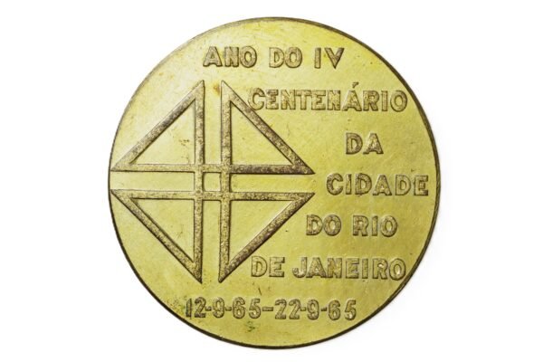 MEDALHA 3ª CONFERÊNCIA NACIONAL DE DESEMBARGADORES – IVº CENTENÁRIO RIO DE JANEIRO – 1965