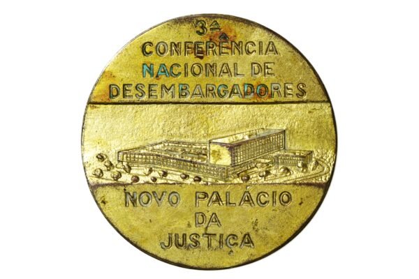 MEDALHA 3ª CONFERÊNCIA NACIONAL DE DESEMBARGADORES – IVº CENTENÁRIO RIO DE JANEIRO – 1965 - Imagem 2