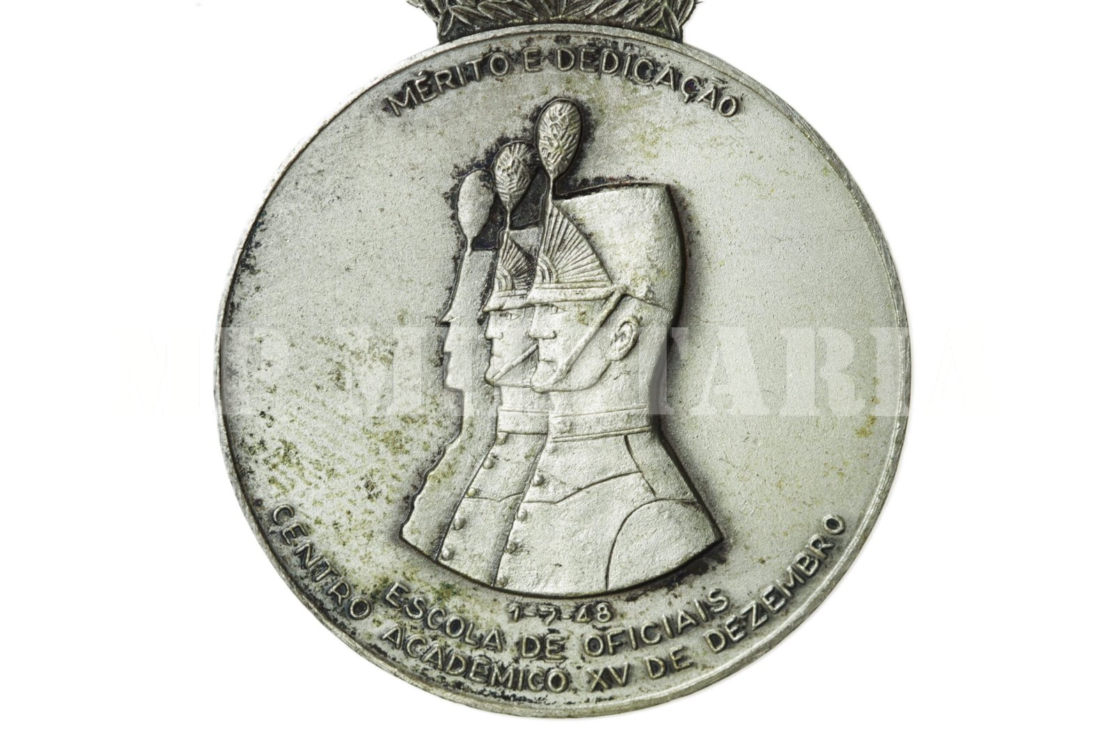 MEDALHA MÉRITO E DEDICAÇÃO • ESCOLA DE OFICIAIS “BARRO BRANCO” – FORÇA PÚBLICA DE SÃO PAULO - Imagem 3