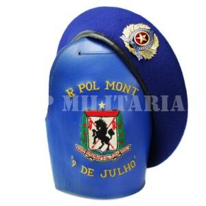 BRAÇAL E BOINA DO REGIMENTO DE CAVALARIA 9 DE JULHO • POLÍCIA MILITAR DE SÃO PAULO – ANOS 80
