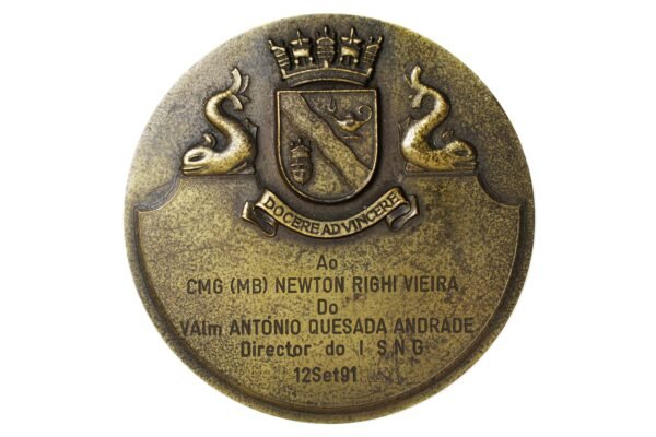 CONJUNTO DE MEDALHAS DO COMANDANTE DO NAVIO DA VIAGEM DE INSTRUÇÃO DE 1991 – MARINHA DO BRASIL - Imagem 2