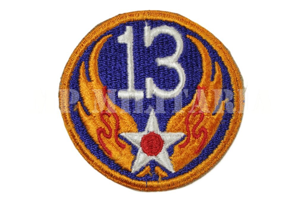 PATCH DA 13ª FORÇA AÉREA • 13th AIR FORCE – II GUERRA – MP Militaria