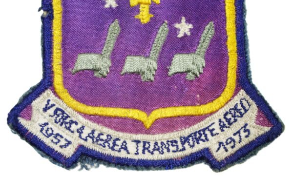 PATCH / DISTINTIVO DA V FORÇA AÉREA TRANSPORTE AÉREO – 1973 - Imagem 2