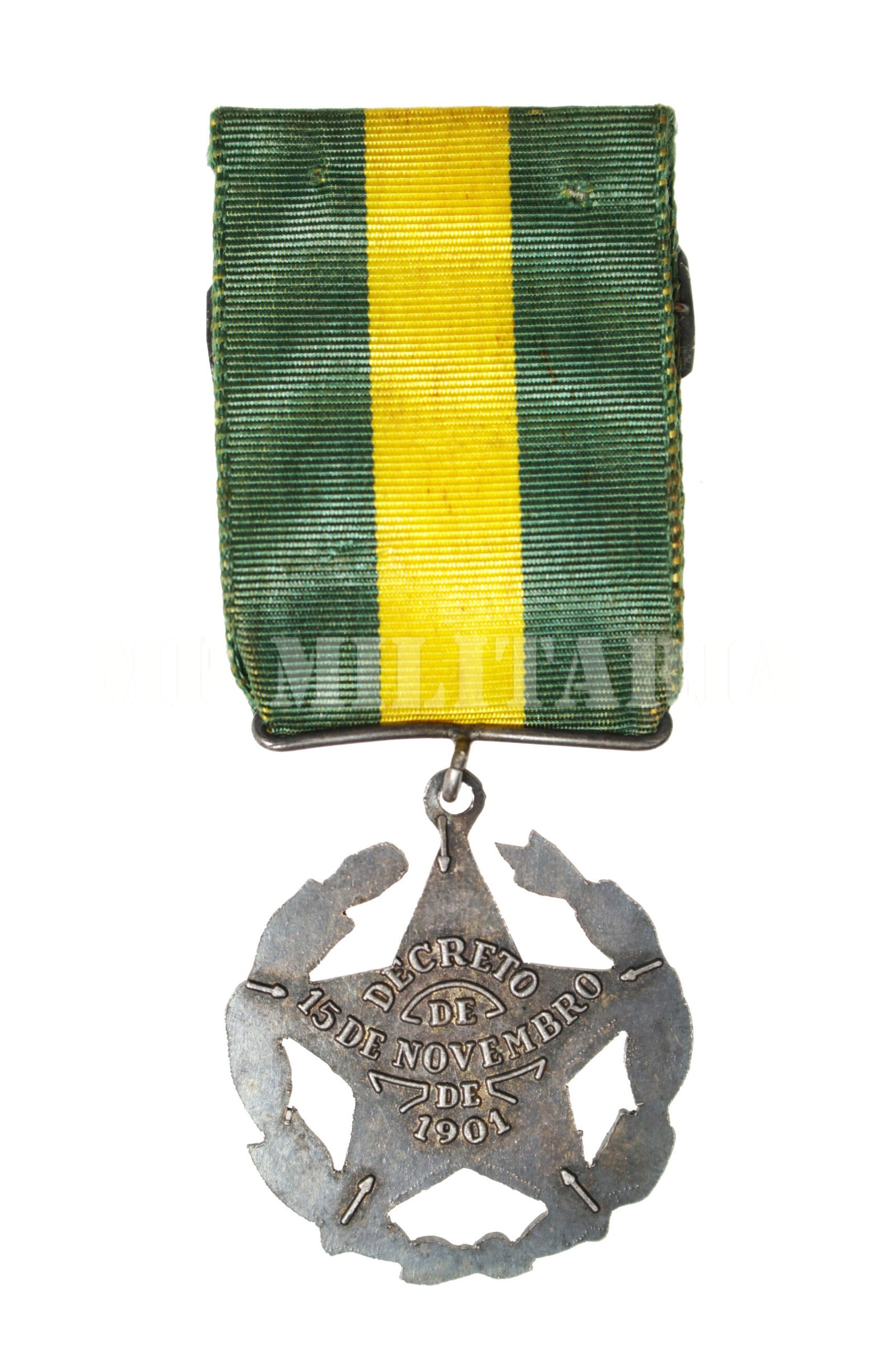 ANTIGA MEDALHA MILITAR DE 20 ANOS DE BONS SERVIÇOS - Imagem 6