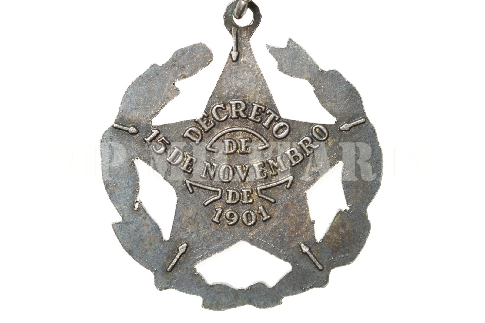 ANTIGA MEDALHA MILITAR DE 20 ANOS DE BONS SERVIÇOS - Imagem 4