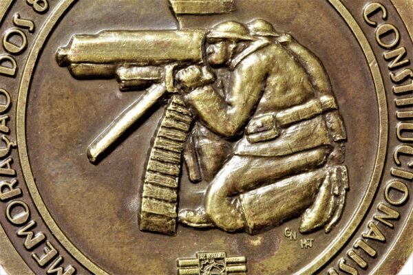 RARA MEDALHA DOS 80 ANOS DA REVOLUÇÃO CONSTITUCIONALISTA DE 1932 -Nº 10 - Image 3