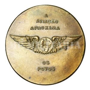 MEDALHA DA FORÇA AÉREA BRASILEIRA • A AVIAÇÃO APROXIMA OS POVOS – FAB