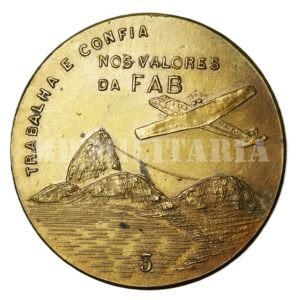 MEDALHA DA FORÇA AÉREA BRASILEIRA • TRABALHA E CONFIA NOS VALORES DA FAB