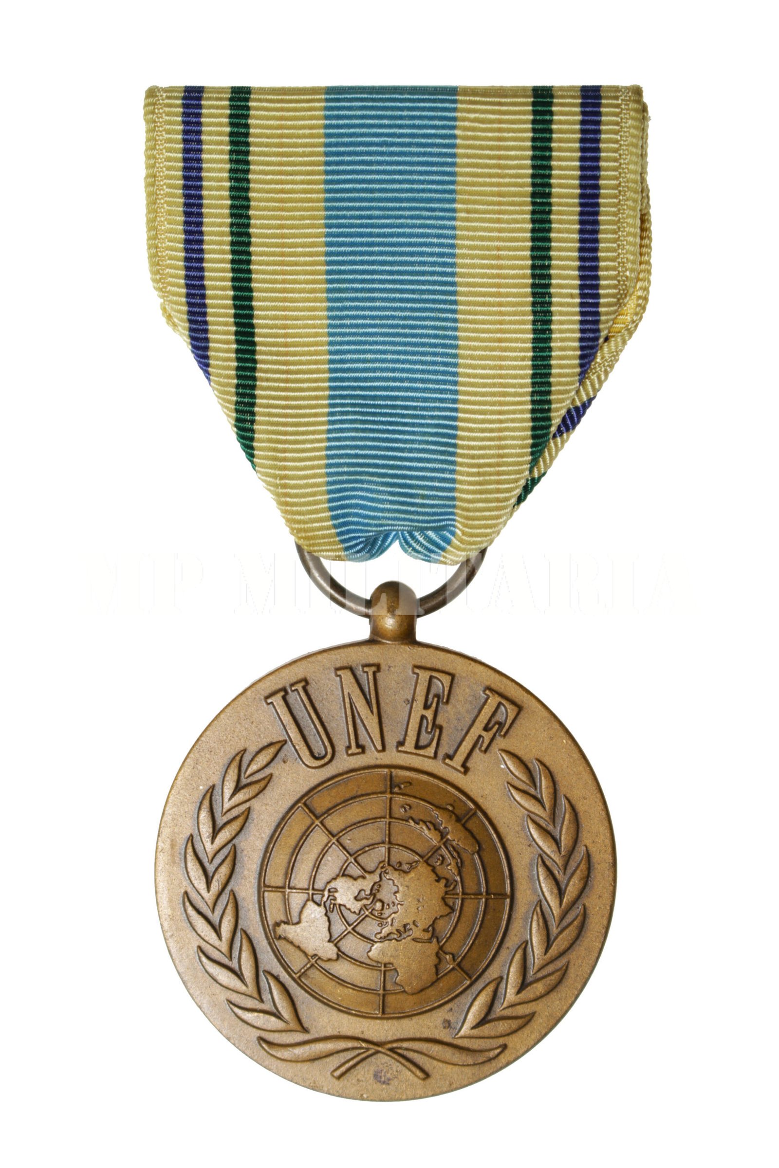 MEDALHA SERVIÇO DE PAZ DA ONU UNEF – SUEZ - Imagem 2