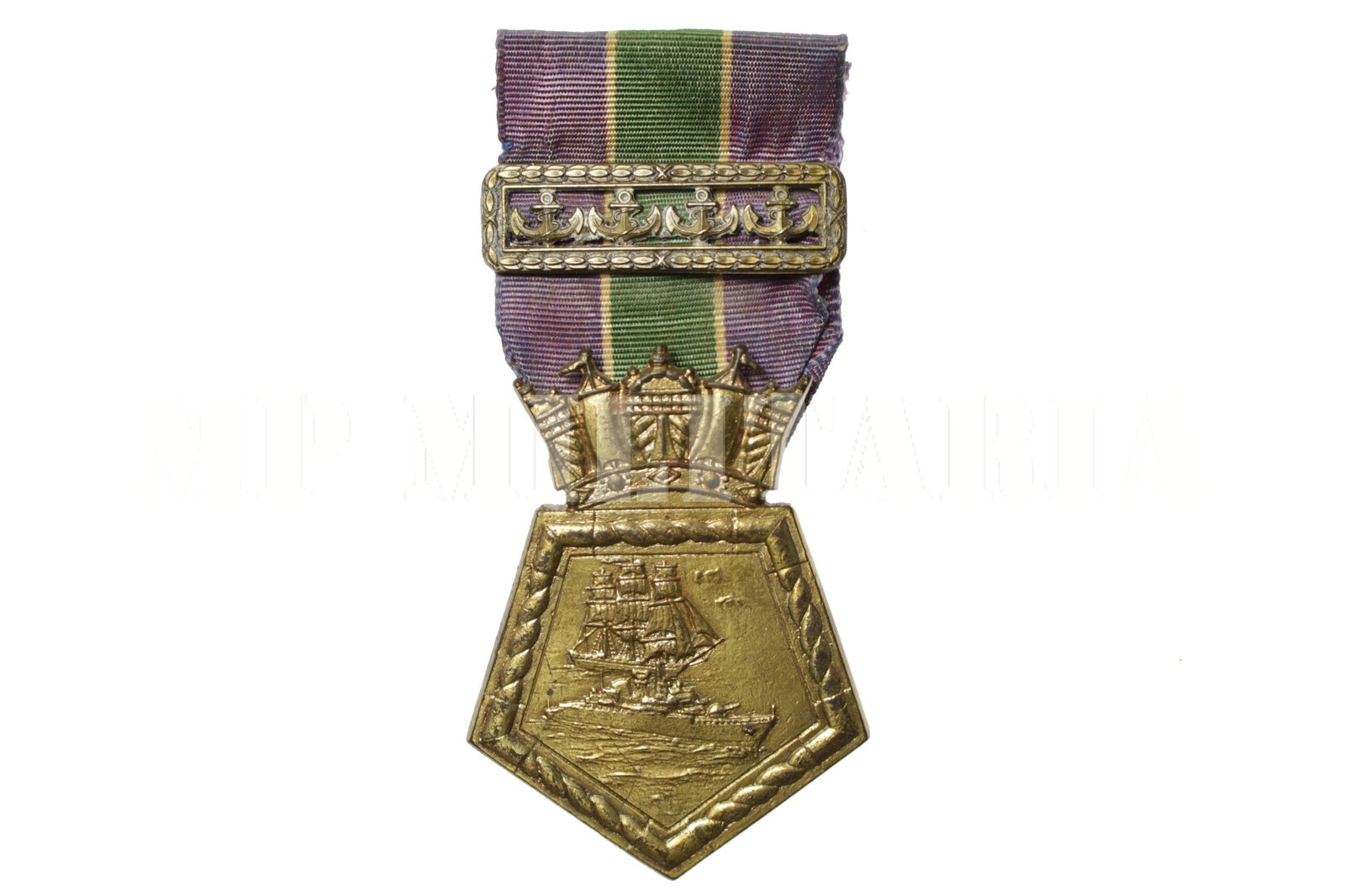 MEDALHA DO MÉRITO MARINHEIRO COM 4 ÂNCORAS