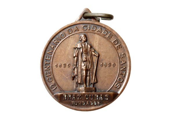 MEDALHA DO 1º CENTENÁRIO DA CIDADE DE SANTOS – 1939