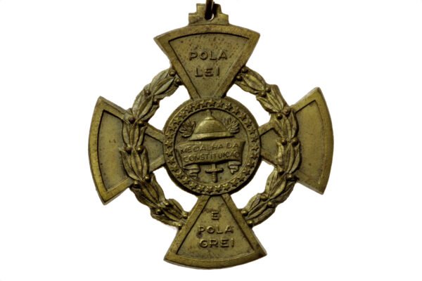 CONJUNTO MEDALHA DA CONSTITUIÇÃO - POLA LEI POLA GREI –REVOLUÇÃO DE 1932 - Imagem 3