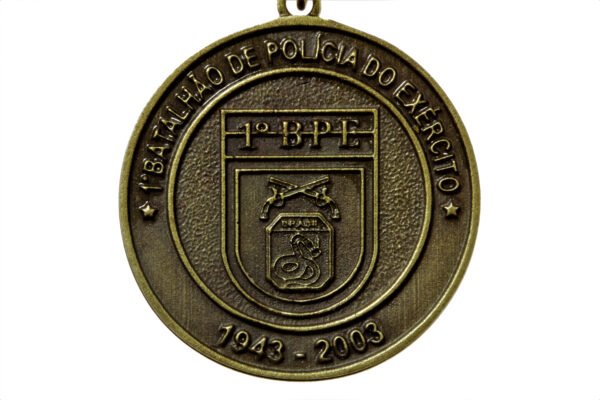 MEDALHA DO 1º BATALHÃO DE POLÍCIA DO EXÉRCITO – MARECHAL ZENÓBIO DA COSTA - Imagem 4